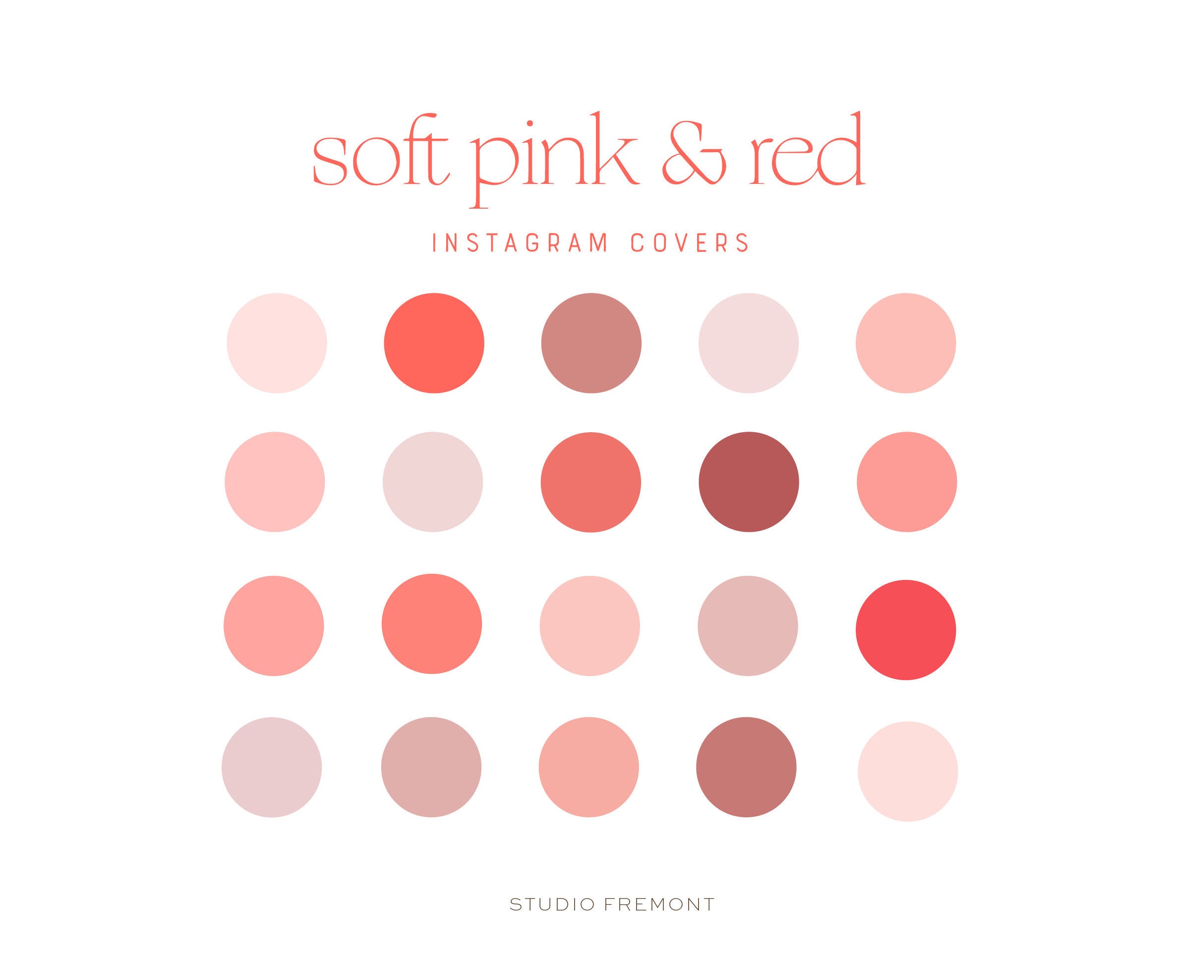 Red Instagram Highlight Covers Red Instagram Covers Red Etsy España