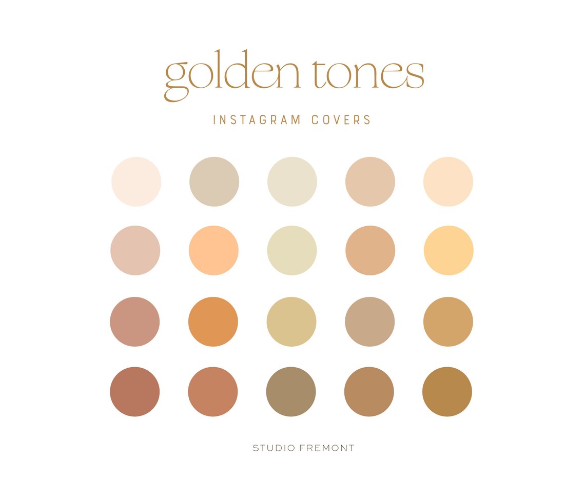 Golden Instagram Highlight Covers Yellow Instagram Highlight Etsy