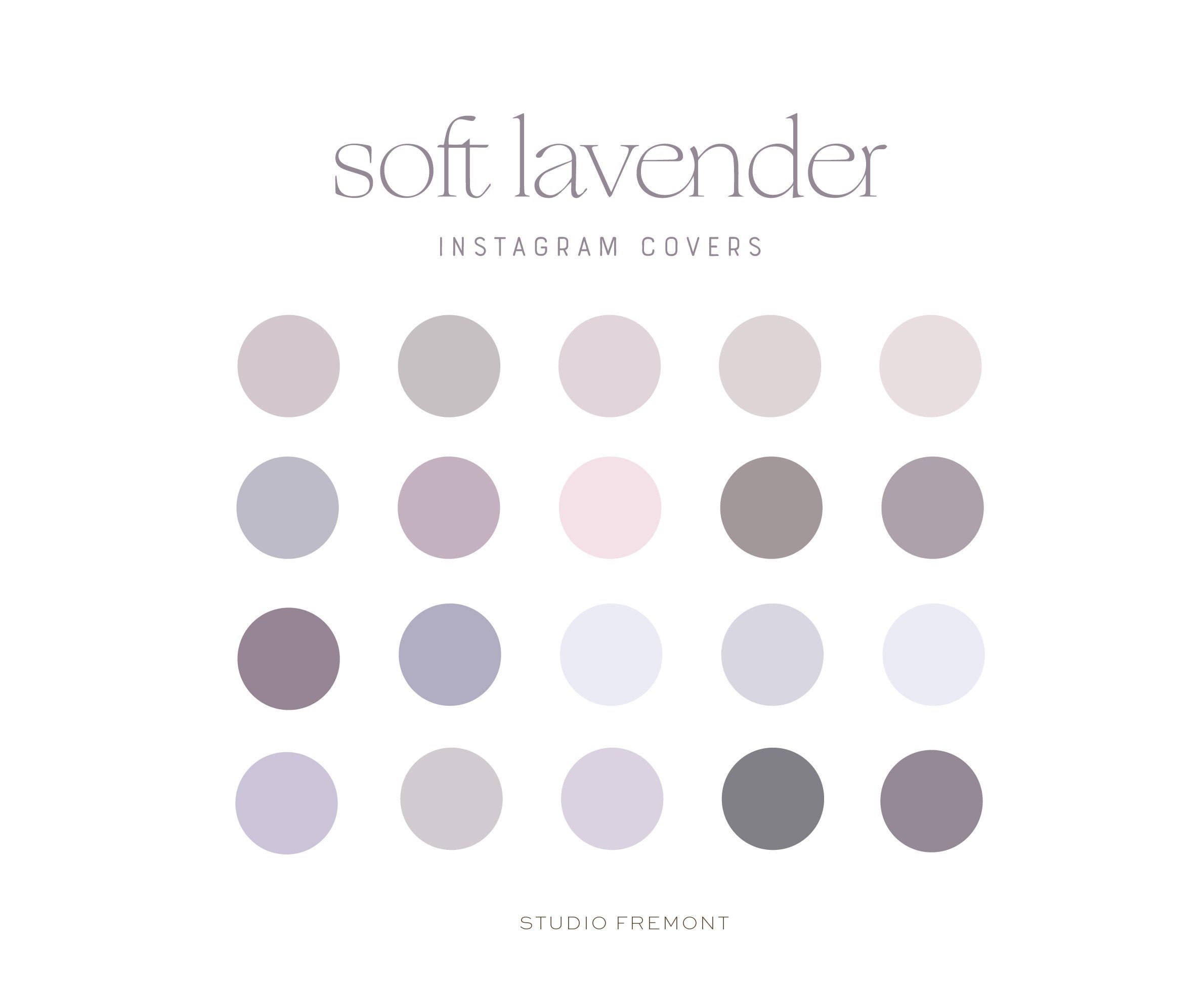 Soft Purple Instagram Highlight Covers Lavender Instagram Etsy