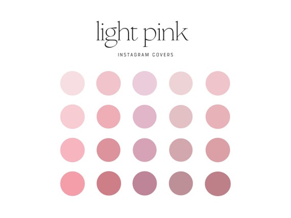 Light Pink Instagram Highlight Covers, Instagram Covers, Feminine