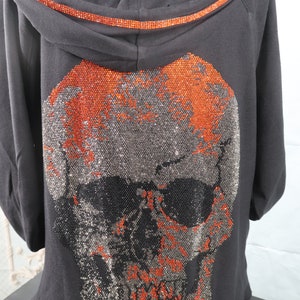 Orange Skull (ZIP Hoodie)