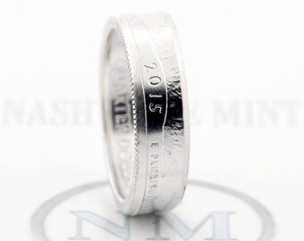 Size 4-14 Delaware State Quarter Coin Ring