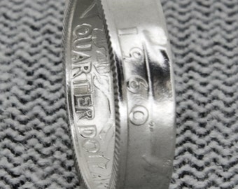 Coinring 1960-64 Silver Quarter CoinRing Washington Proof 25 1961 1962 1963 Hochzeitsjubiläum Band 61.62.63.64.65 Geburtstag Geschenk