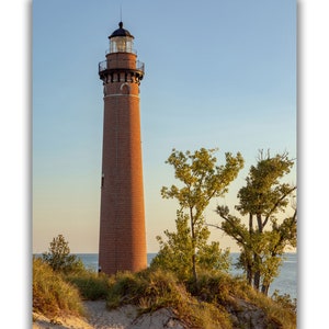 Note Card 2-Pack - Little Sable Light on Lake Michigan - Free Shipping!