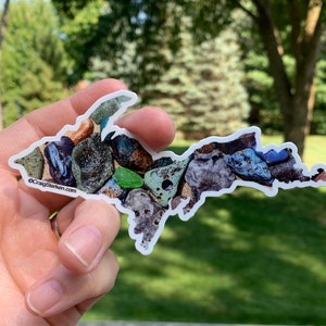 Upper Peninsula Rocks Sticker - FREE SHIPPING!