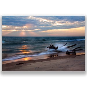 Fine Art Print - Sunset on Lake Michigan - Print with Free Shipping! - Free Shipping
