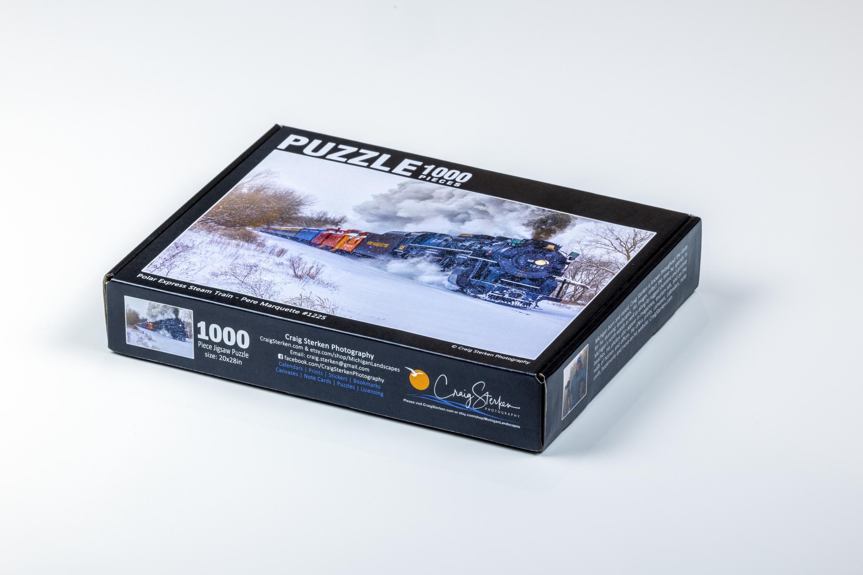 Polar Express Steam Train - Pere Marquette 1225 Jigsaw Puzzle