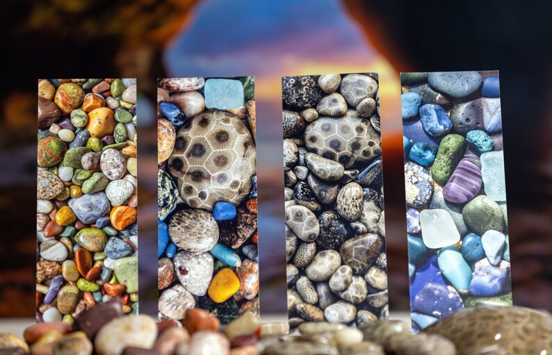 Great Lakes Rock & Stones Bookmark 4-pack With Free Shipping! - Etsy