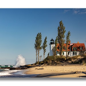 Point Betsie Greeting Card (Blank Inside) Free Shipping!
