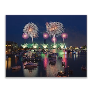 Fridge Magnet - Bay City Michigan Fireworks Photo 2 - Free Shipping!