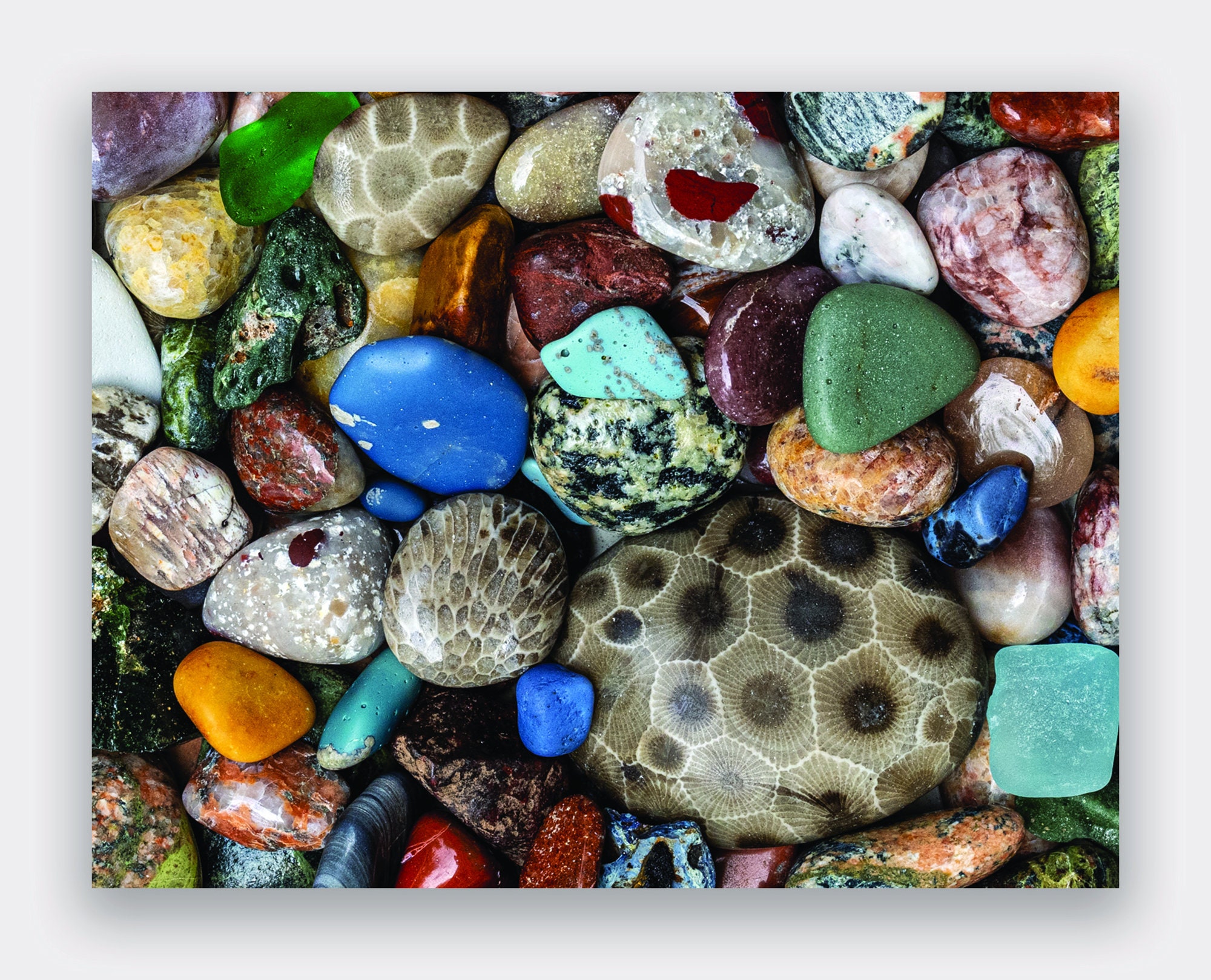 Small Polished Stones, Planter Stones, Tiny Rocks, Craft Rocks, Assorted 