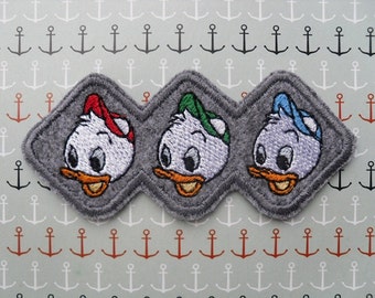 Cartoon / Disney / Donald Duck / Gestickter Aufnäher zum Aufbügeln /