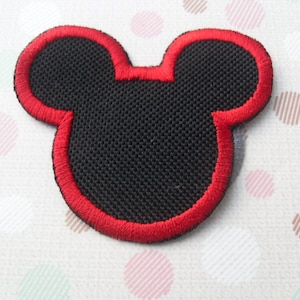 Mickey & Minnie Mouse Iron on Patch Sew Applique Set Patches 