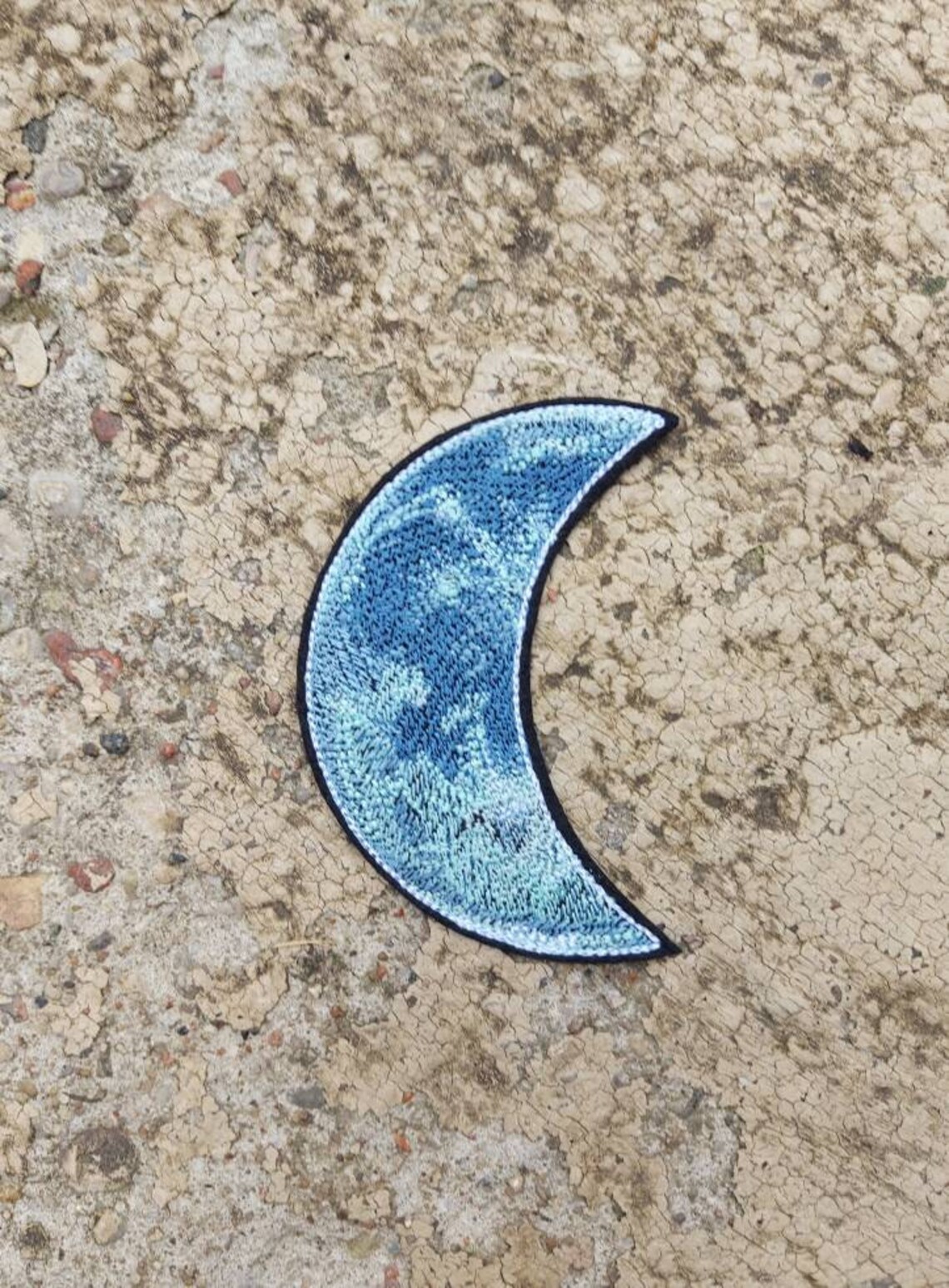 Moon Patch Crescent Moon Iron on Patch, Velcro Patch - Etsy