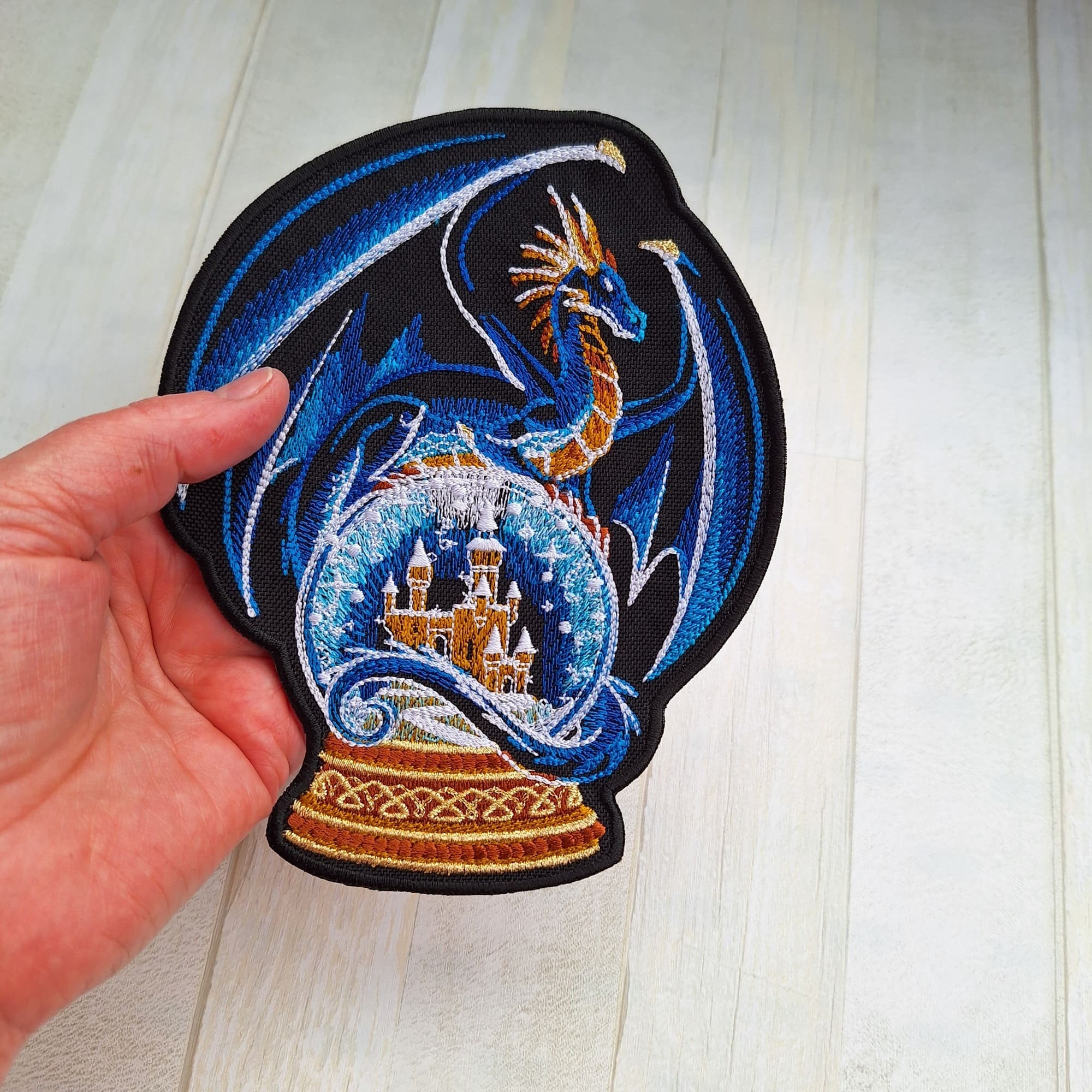 Chemise Dragon Patch Brodé Dragon Chinois Vêtements Vestes À