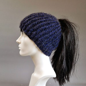 BEANIE WITH CABLE HOLE image 1