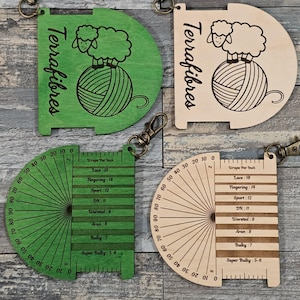 Wraps Per Inch Werkzeug mit Twist Gauge