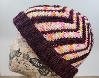 Knit Hat, Handmade Beanie, Wool Hat,