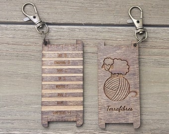 Wraps Per Inch Tool - Rustic Finish