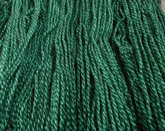 Hand Dyed Wool and Silk Embroidery Thread by Terrafibres, Crewel Wool, Pink UV Reactive