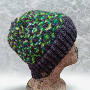 Knit Hat, Handmade Beanie, Wool Hat, Terrafibres accessory