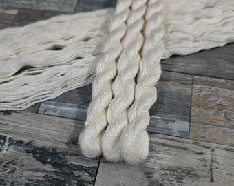 Hand Dyed Wool and Silk Embroidery Thread by Terrafibres