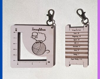 Gauge Swatch Ruler and WPI Pack