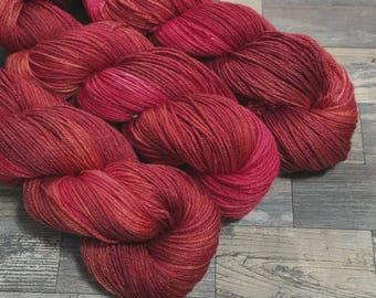 50/50 Silk/Merino Sock/Fingering Weight Handpainted Yarn - Terrafibres