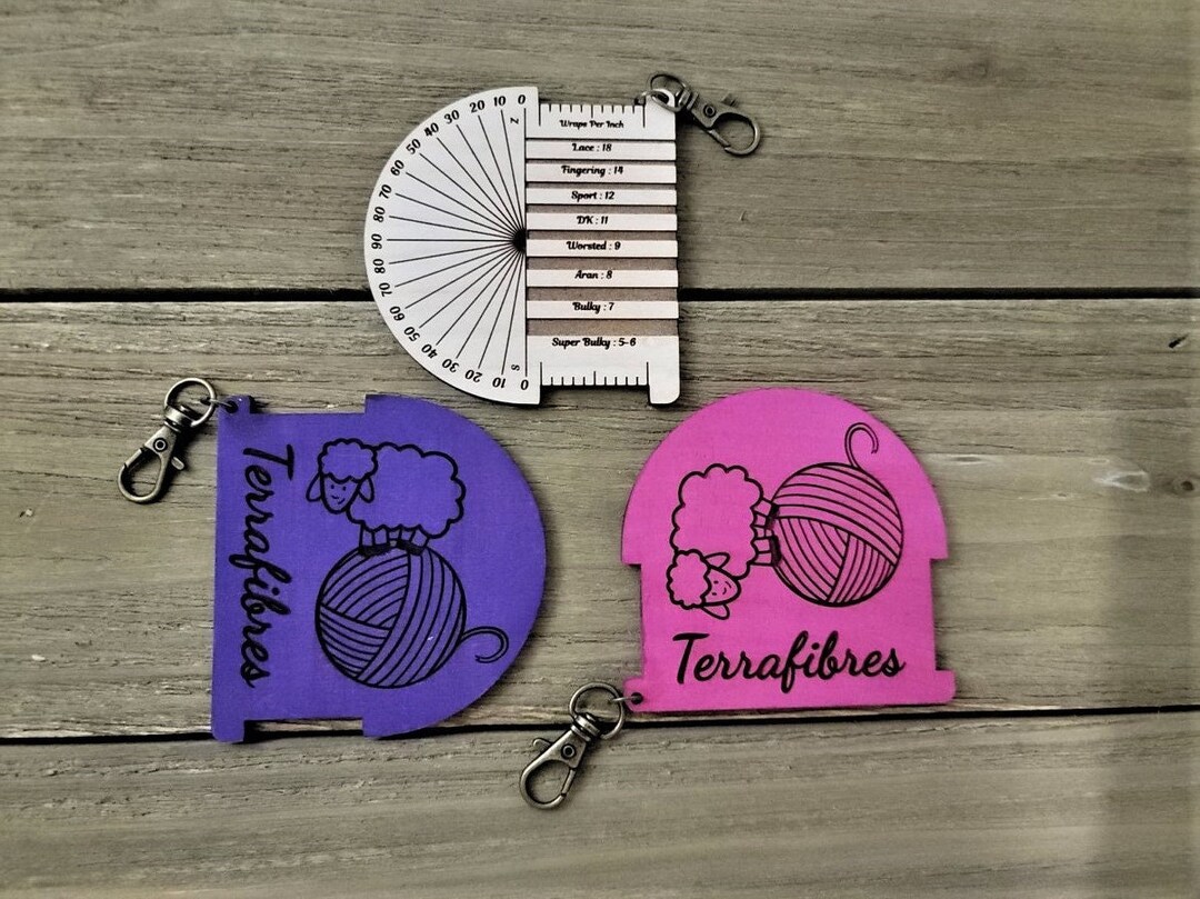 Wraps per Inch Tool With Twist Gauge Etsy