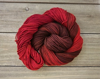 Worsted Weight Hand-Painted Superwash Merino Yarn