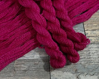 Hand Dyed Wool and Silk Embroidery Thread by Terrafibres, Crewel Wool