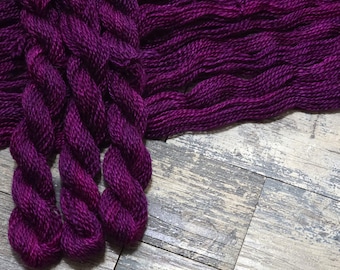 Hand Dyed Wool and Silk Embroidery Thread by Terrafibres, Crewel