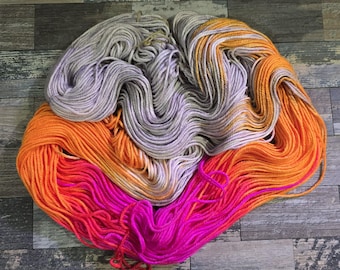 50/50 Silk/Merino DK Weight Handpainted Yarn - Terrafibres