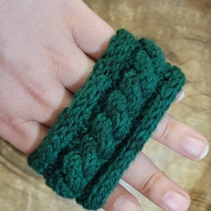 Terran Twist A knit bracelet cuff pattern by terrafibres image 2