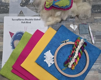 Wool Felt Birds Kit