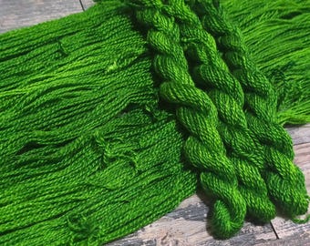 Hand Dyed Wool and Silk Embroidery Thread by Terrafibres, Crewel
