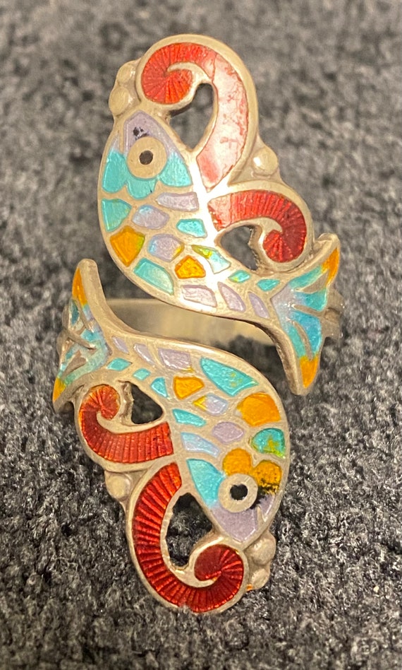 Wavlynn Hollow Little Fish Sterling Silver Ring Handcrafted Delicate Nautical Jewelry For Everyday Wear