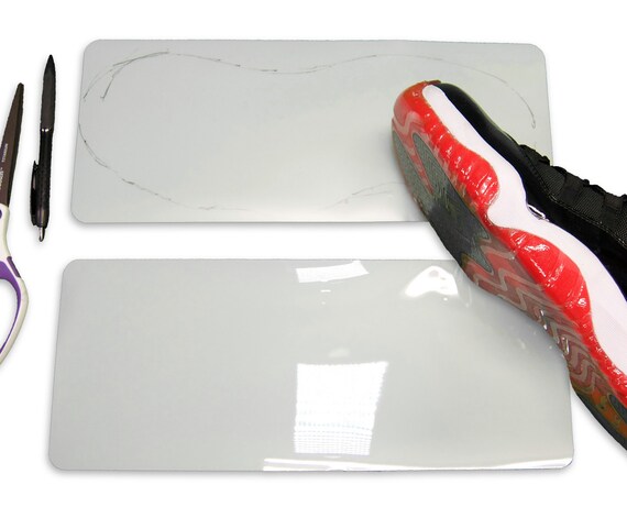 crystal clear sole protector for sneakers cut to fit 3m protection for all nike air jordan shoes