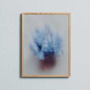 Abstract Comfrey Flower Art Print: Fine Art Matte Paper