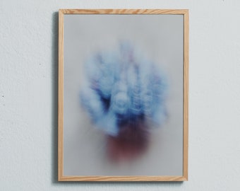 Abstract photography art print of the comfrey flower. Printed on matte paper of fine art quality.