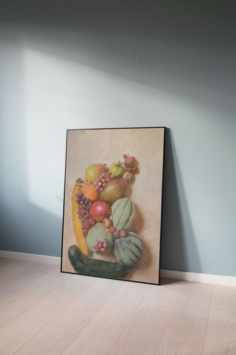 Art photography print of colourful fruits, berries and vegetables . Printed on matte paper of fine art quality. By Ulrika Ekblom Photo image 4