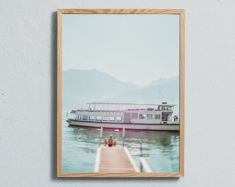 Photography art print from Lago di Como, Italy. Printed on matte paper of fine art quality. By Ulrika Ekblom Photography.