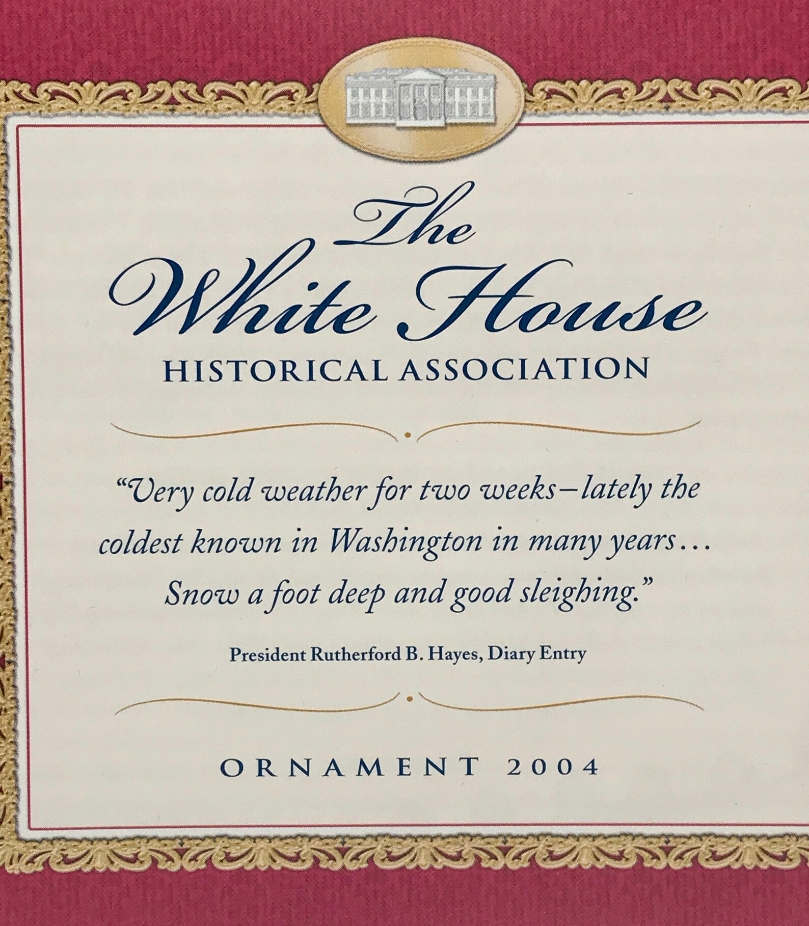 2004 White House Historical Association White House Christmas Etsy