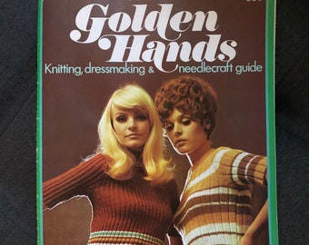 Golden Hands Magazine Part 5 Vol. 1 Knitting Sewing Crochet England 1971