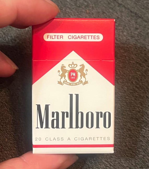 marlboro tobacco germany MARLBORO Vintage MATCHBOX Opens Cigarette Style with Matches Made In Germany