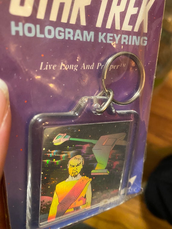 Star Trek Klingon & Battlecruiser Hologram Key Ri… - image 3