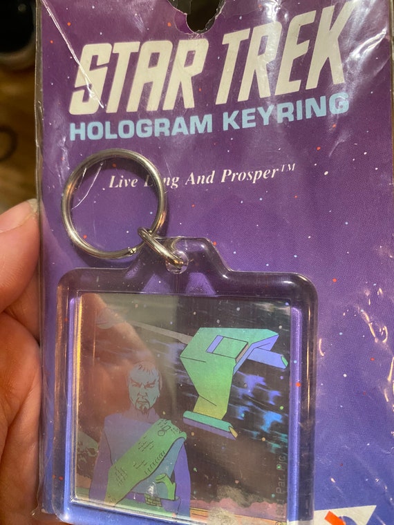 Star Trek Klingon & Battlecruiser Hologram Key Ri… - image 2