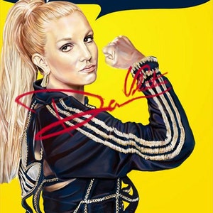 Britney Jean Spears Original Painting Poster (Print) Glory
