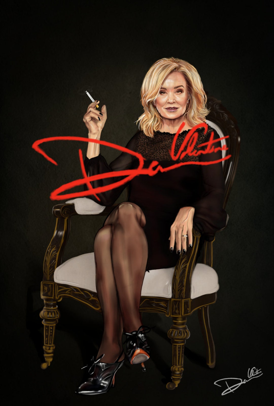 American Horror Story Jessica Lange Poster Print 11x17in Supreme