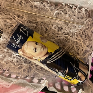 30 oz Tumbler Britney Spears Cup Straw